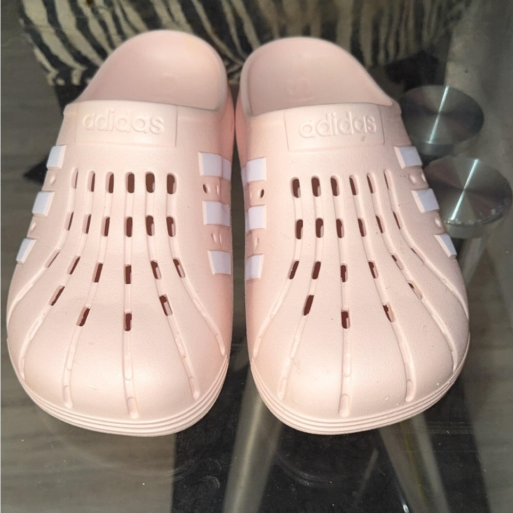 Adidas Womens Pink Clogs